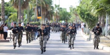 Celebran en San José del Cabo desfile cívico-militar por el 215 aniversario de la Independencia de México