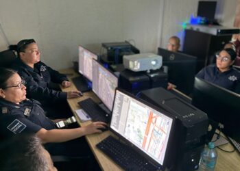 Capacitan a Policías Estatales en atención al fortalecimiento del sistema de videovigilancia