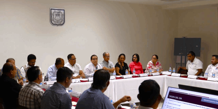 Sesiona Subcomité Sectorial de Desarrollo Social y Energía Estatal