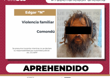 CUMPLIMENTA PGJE ORDEN DE APREHENSIÓN CONTRA IMPUTUADO POR VIOLENCIA FAMILIAR 