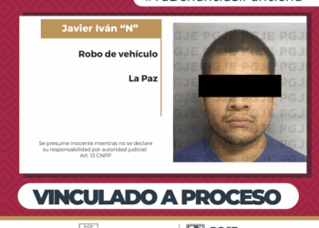 POR ROBO DE VEHÍCULO JAVIER IVÁN “N” QUEDA VINCULADO A PROCESO