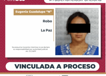 POR ROBO A PERSONA MAYOR DE 60 AÑOS QUEDA VINCULADA A PROCESO EN LA PAZ