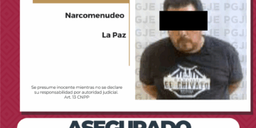 DETIENE PGJE A UN HOMBRE POR MIL 600 DOSIS DE MARIHUANA EN LA COLONIA VICENTE GUERRERO EN LA PAZ 