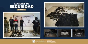 Logra Mesa de Seguridad captura de célula delictiva con arsenal y droga en Ciudad Constitución