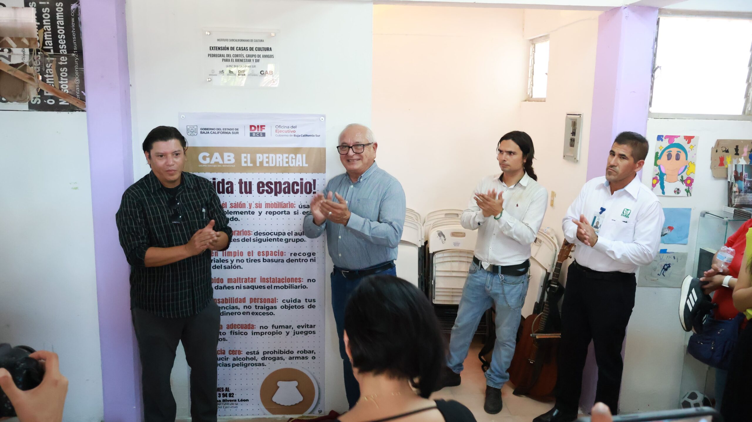 Inaugura GAB nuevo espacio cultural para las familias de la colonia El Pedregal del Cortés