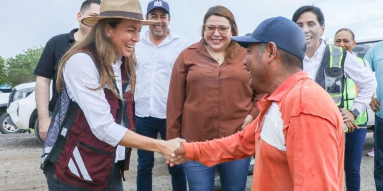Supervisa Milena Quiroga afectaciones en la delegación de El Carrizal