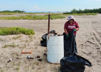 Recolecta Zofemat más de 5 toneladas de residuos en playas y zonas costeras de La Paz