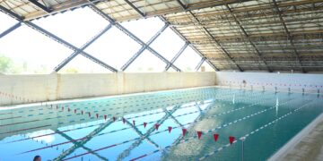 INDEM implementan jornada de limpieza en la Alberca Olímpica Don Koll