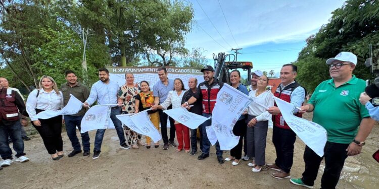 Con arranque de obras de pavimentación en Miraflores Gobierno de Los Cabos continúa avanzando en la transformación de la infraestructura urbana