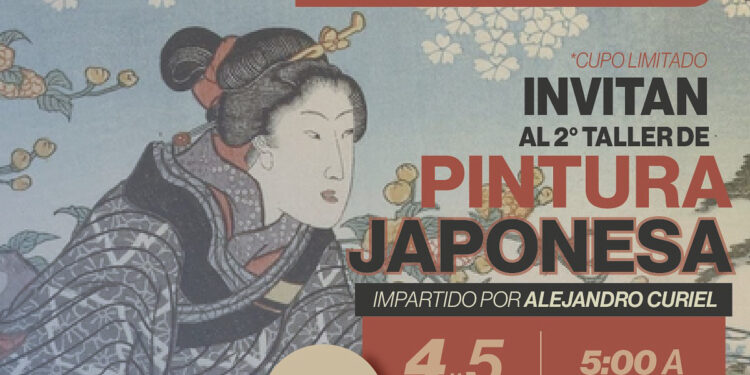 Invitan al taller de pintura japonesa impartido por Alejandro Curiel en La Paz