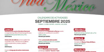 Conoce las actividades programadas en el mes de septiembre