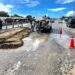 Realizan jornada emergente de bacheo en el vado de Santa Rosa, en San José del Cabo