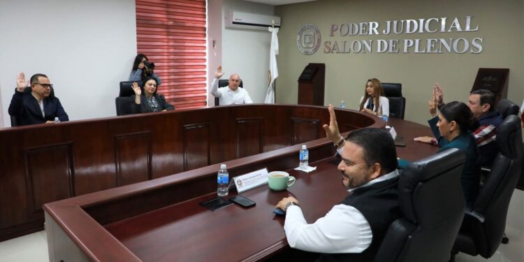 El Pleno del Tribunal Superior de Justicia de BCS aprueba la ampliación de competencias en las Salas Unitarias Penales para fortalecer la impartición de justicia