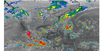 Mantiene Protección Civil de Los Cabos vigilancia ante fenómeno meteorológico en el Pacífico