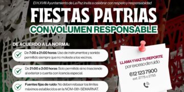 Exhortan a mantener niveles de ruido durante el mes patrio