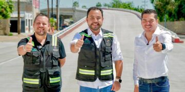 Entrega Christian Agúndez rehabilitación de accesos al puente Bicentenario en San José del Cabo con inversión de $4.2 mdp