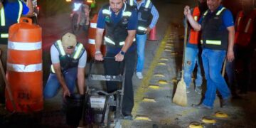 Gobierno Municipal de Los Cabos actúa ante daños viales tras el paso de fenómenos meteorológicos