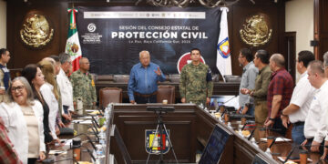 Permanece atento el Consejo Estatal de Protección Civil de BCS al comportamiento de “Priscilla”