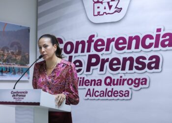 Anuncia Milena Quiroga Plan Emergente de repavimentación en La Paz