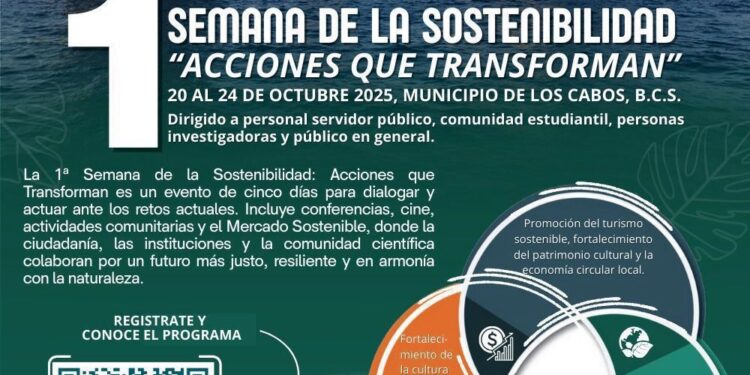 Invitan a la ciudadanía a la primera Semana de la Sostenibilidad en Los Cabos