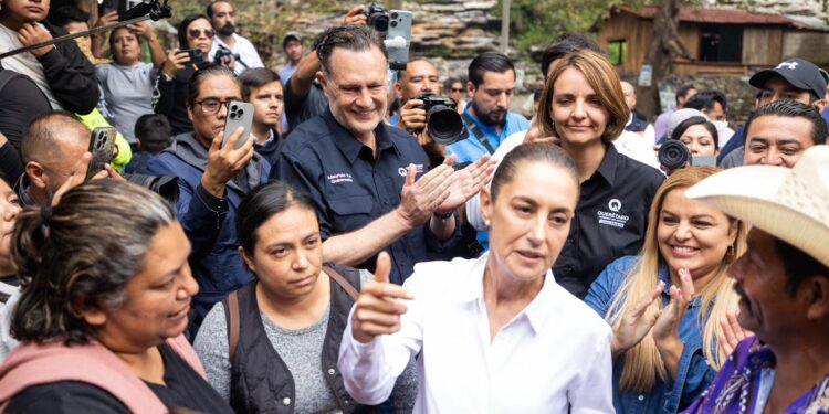 “SEGUIMOS EN TERRITORIO. SALDREMOS ADELANTE”: PRESIDENTA CLAUDIA SHEINBAUM EN SU SEGUNDO DÍA DE RECORRIDO EN ZONAS AFECTADAS POR LAS LLUVIAS
