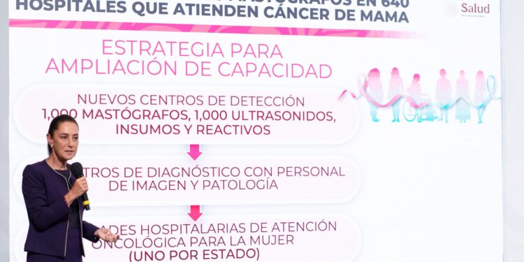 PRESIDENTA CLAUDIA SHEINBAUM ANUNCIA INVERSIÓN DE 8 MIL MDP PARA MODELO DE ATENCIÓN UNIVERSAL DE CÁNCER DE MAMA, QUE REPRESENTA “UN ANTES Y UN DESPUÉS”