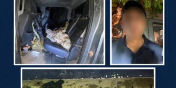 Aseguran armas, cargadores y equipo táctico durante acción operativa en Mulegé