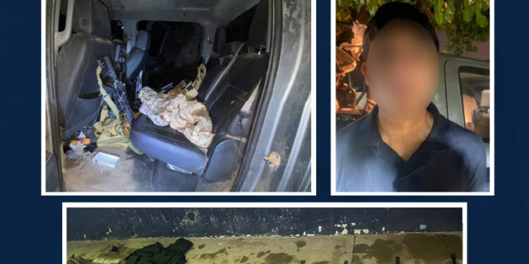 Aseguran armas, cargadores y equipo táctico durante acción operativa en Mulegé