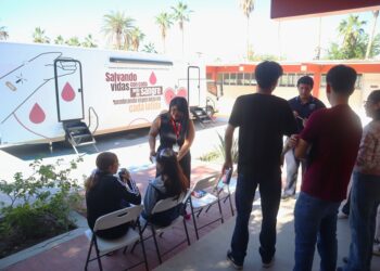 Realiza Salud Estatal 60 colectas extramuros de sangre en lo que va de 2025