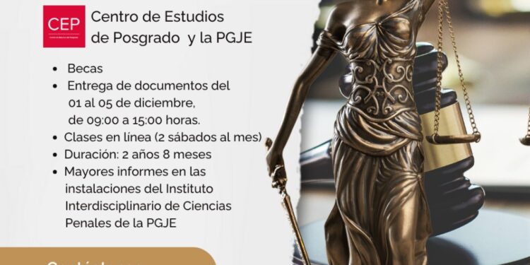 ABRE PGJE CONVOCATORIA PARA SER PARTE DE LA 2DA. GENERACIÓN DE LA LICENCIATURA EN DERECHO EN LÍNEA