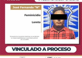 POR FEMINICIDIO OBTIENE PGJE VINCULACIÓN A PROCESO Y PRISIÓN PREVENTIVA DE JOSÉ FERNANDO “N”