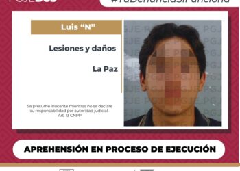 IDENTIFICADO Y CON ORDEN DE APREHENSIÓN EN PROCESO DE EJECUCIÓN EL IMPUTADO POR ILÍCITOS EN EL MALECÓN DE LA PAZ