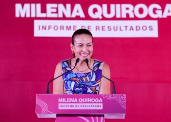 En La Paz sí hay resultados: Milena Quiroga 