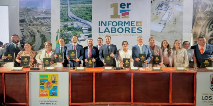 Obra pública, apoyos asistenciales y la convocatoria a unidos continuar la transformación de Los Cabos destaca Alcalde Christian Agúndez en su mensaje del Primer Informe de Labores