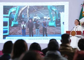 PRESIDENTA CLAUDIA SHEINBAUM ENCABEZA BANDERAZO DE INICIO A LA CONSTRUCCIÓN DE LA PRESA “EL NOVILLO” EN LA PAZ, BAJA CALIFORNIA SUR, EN BENEFICIO DE 250 MIL PERSONAS
