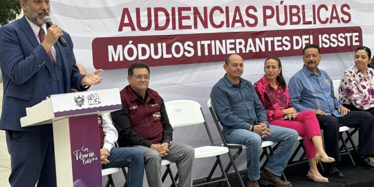 ISSSTE realiza Audiencia Pública en el Ayuntamiento de La Paz; buscan mejorar atención a derechohabientes