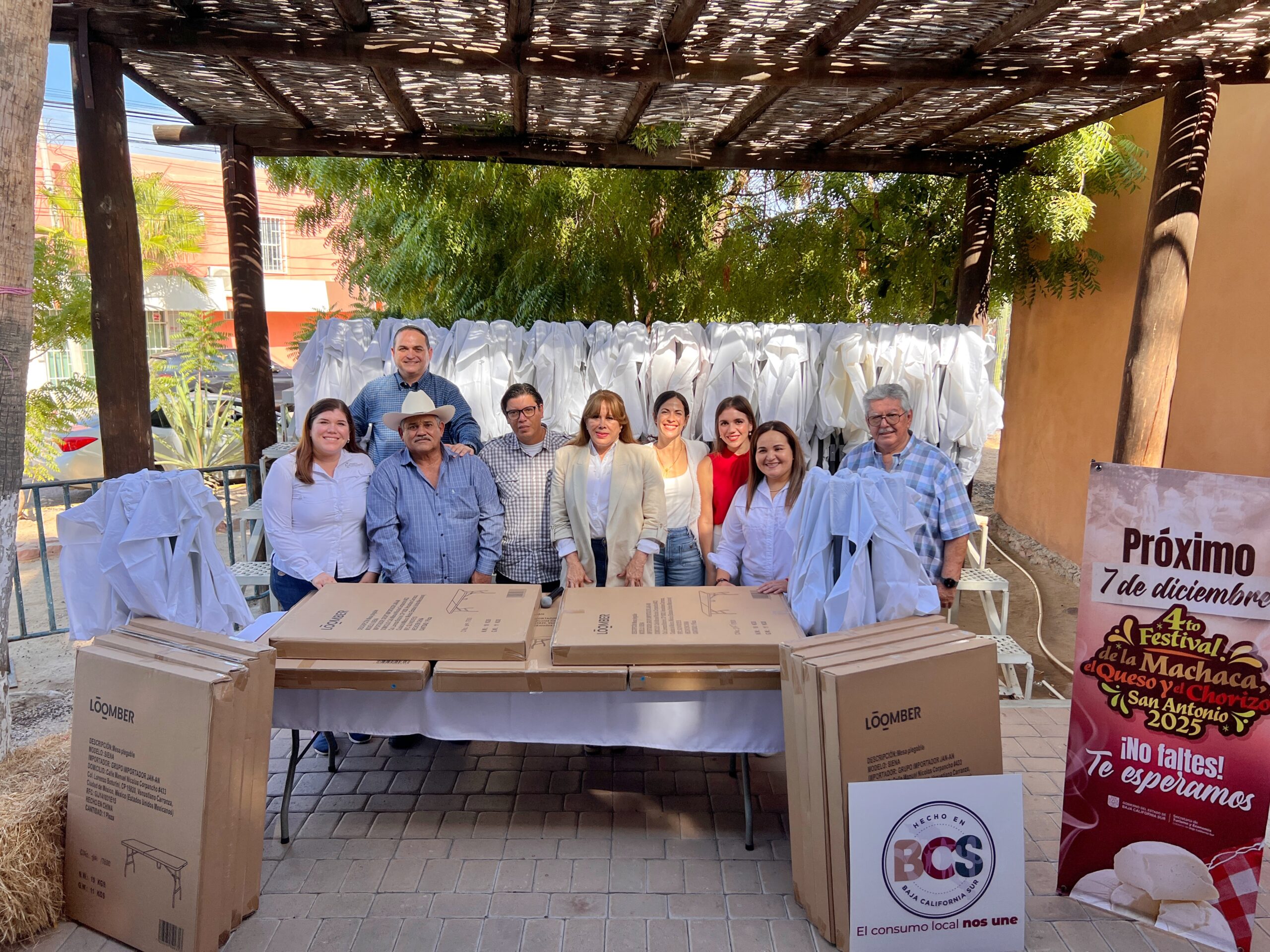 Todo listo para la cuarta edición del Festival de la Machaca, el Queso y el Chorizo de San Antonio