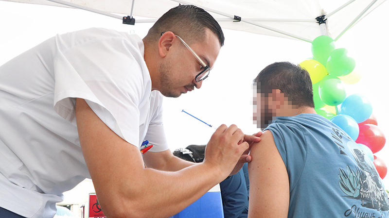 Refrenda sector salud llamado a aplicarse vacuna contra la influenza