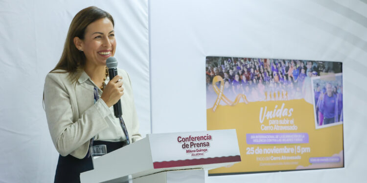 Destaca Milena Quiroga acciones para erradicar la violencia de género