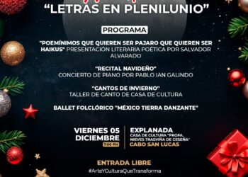 Instituto de la Cultura y las Artes en Los Cabos invita a la ciudadanía a participar en sus diversas actividades navideñas 