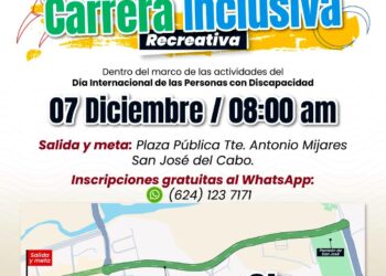 Invitan a participar en la Carrera Inclusiva Recreativa en San José del Cabo