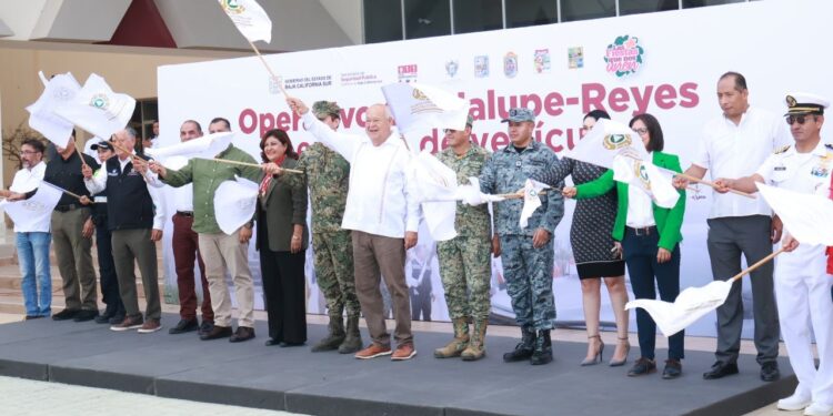 Pone en marcha Gobernador Operativo Guadalupe-Reyes 2025 para fortalecer la seguridad de las familias sudcalifornianas