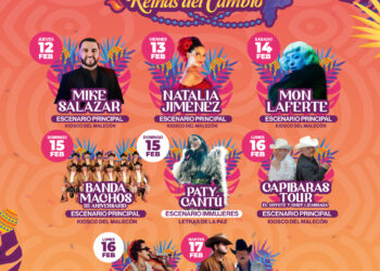 Presenta Milena Quiroga cartelera de artistas del Carnaval La Paz 2026