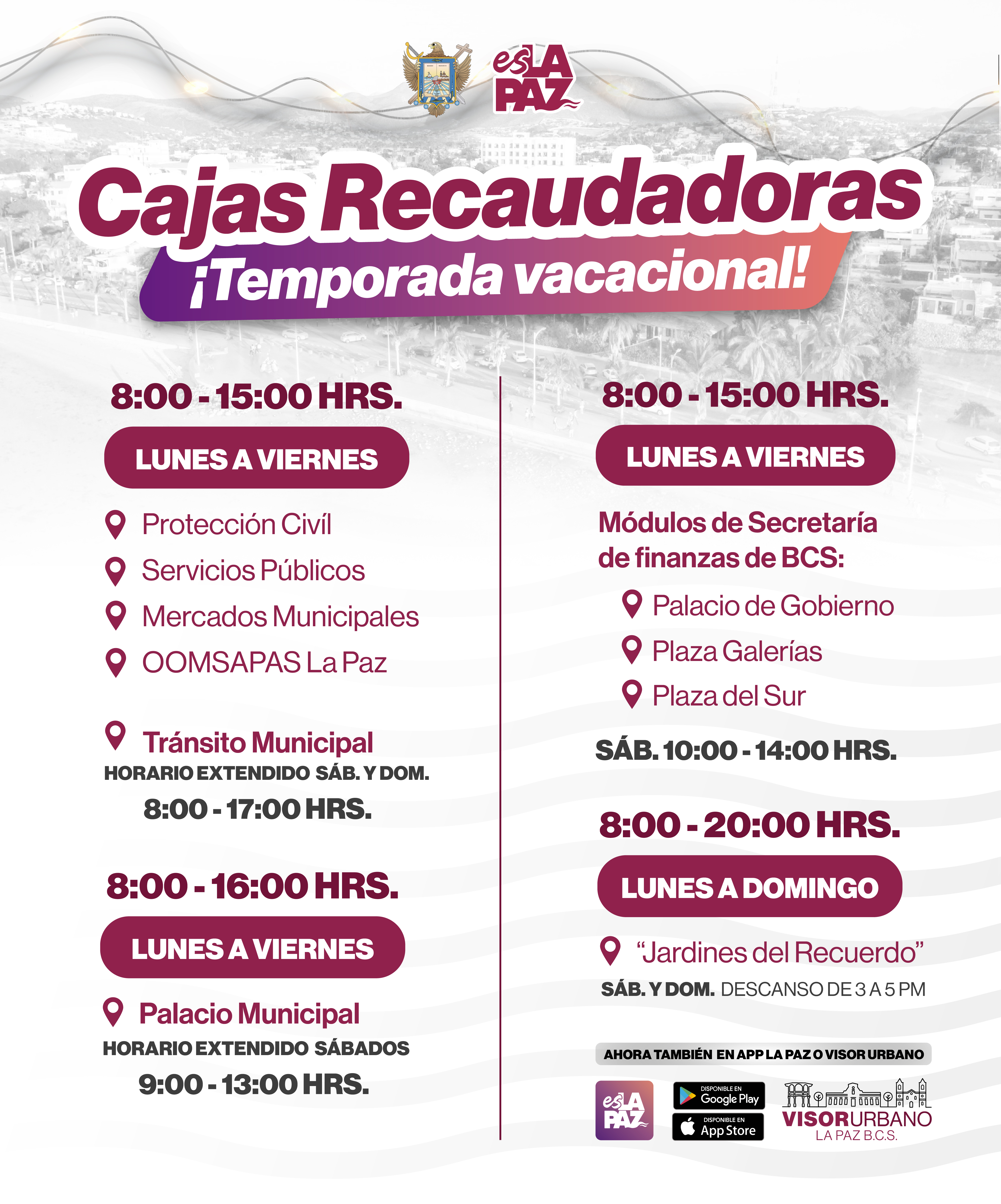 Brindará Ayuntamiento de La Paz atención a mujeres en situación de violencia durante vacaciones