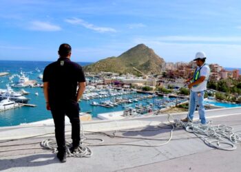 Avanzan trabajos de rehabilitación en el Pabellón Cultural de la República en Cabo San Lucas