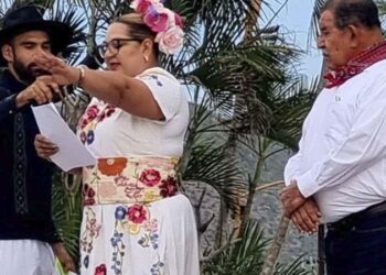 Nombramiento simbólico de Esmeralda Verdugo como gobernadora indígena genera debate en Baja California Sur