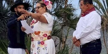 Nombramiento simbólico de Esmeralda Verdugo como gobernadora indígena genera debate en Baja California Sur
