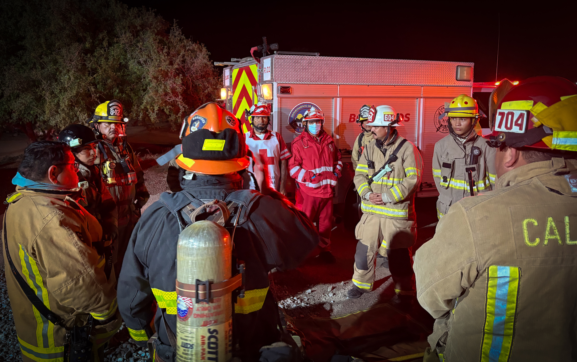 Bomberos de San José del Cabo realizan simulacro para evaluar tiempos de respuesta