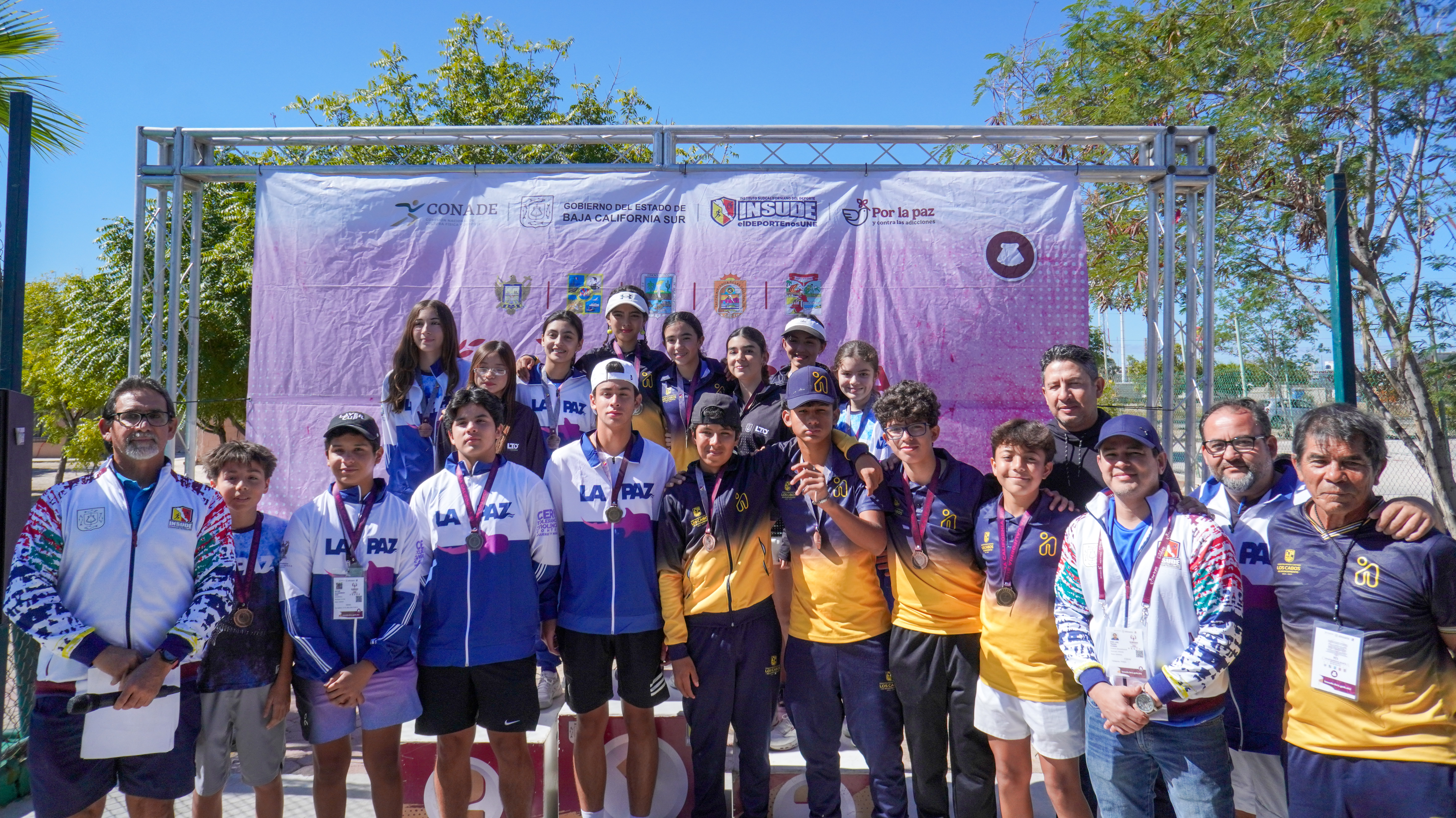 En BCS finaliza etapa estatal de tenis de la Olimpiada Nacional 2026