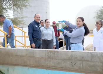 Realiza Director de SAPA La Paz recorrido por instalaciones de tratamiento y monitoreo del agua